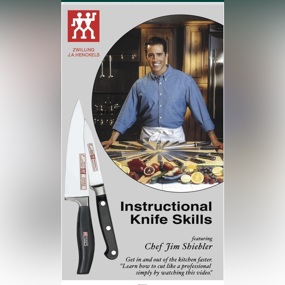 J. A. Henckels Vintage NIB Sealed Instructional Knife Skills Rare VHS Tape